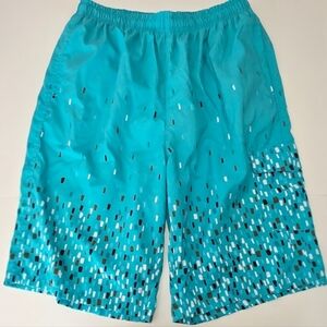 Swim Trunks Board Shorts Men's Blue XXL